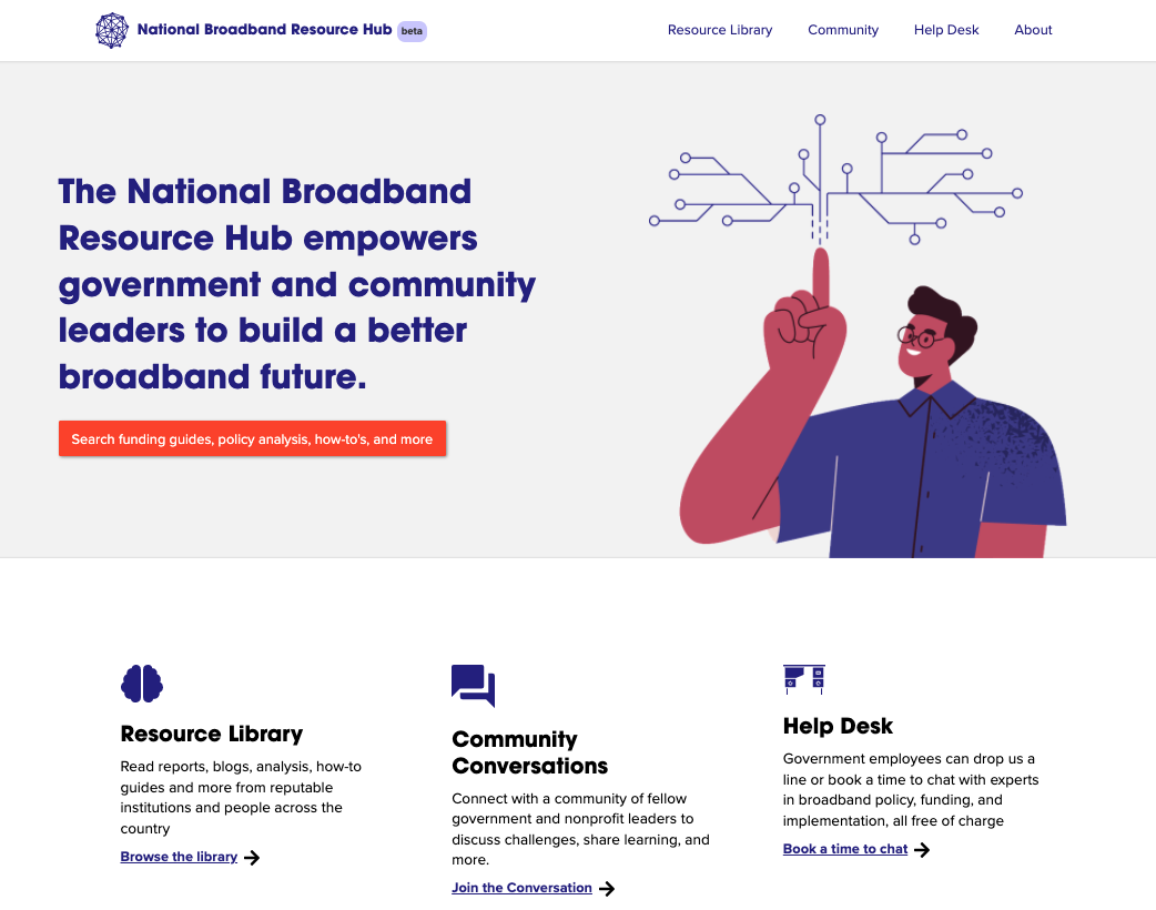 The National Broadband Resource Hub launches