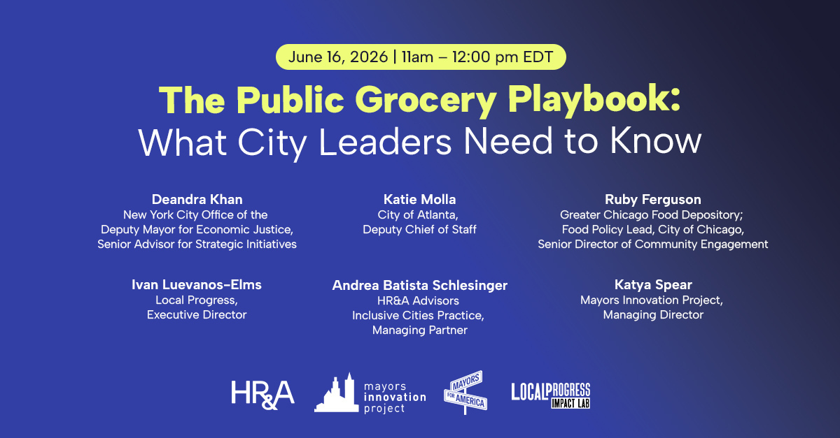 The Public Grocery Playbook: What City Leaders Need to Know
