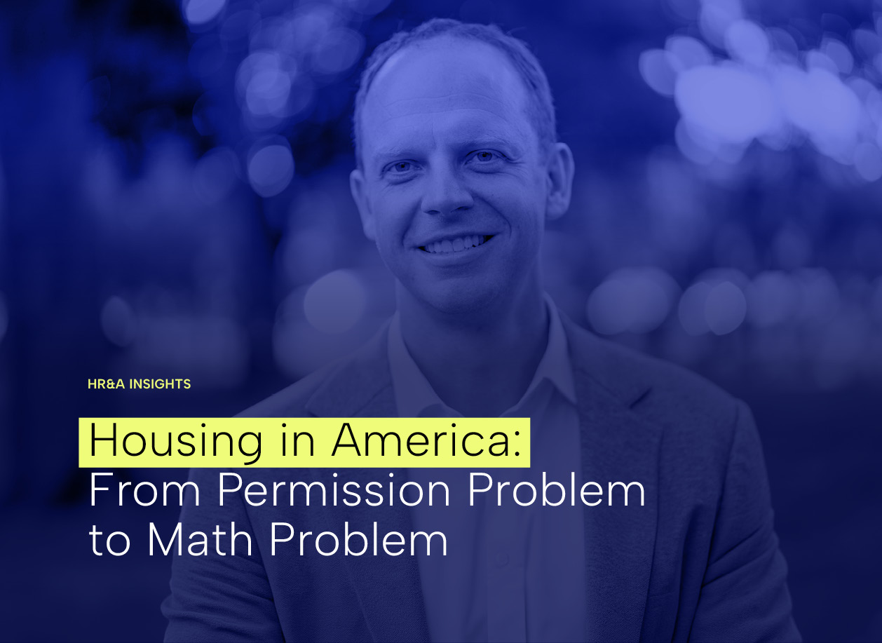 Housing in America: From Permission Problem to Math Problem